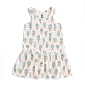Winter Water Factory - Valencia Dress - Ice Cream Mint & Blue